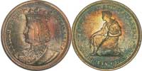 Nicely toned commemoratives such as this Isabella quarter are in demand