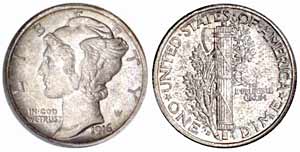 Key 20th century dates such as 1916-D dimes are 'white-hot'.
