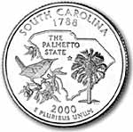 South Carolina statehood quarter now available in clad proof.