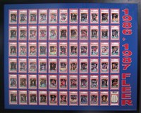 'No one at my local cards shops had ever seen anything like it,' Michelin says of the presentation of his Fleer set.