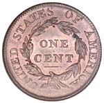 1813 Large Cent MS65RB brings $69,000!