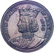 Queen Isabella graced the early U.S. commemoratives.