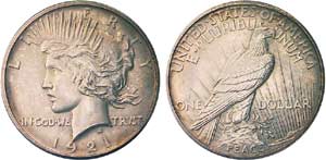 The 24 coins in the Peace Dollar set run the gamut from common to magnificently rare.