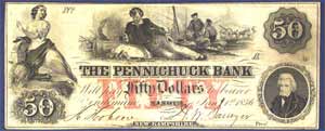This New Hampshire, Nashua $50 note sold for $4,100 at the Wayne Rich auction