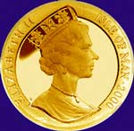 Obverse of new Pobjoy dragon coin