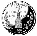 The latest Statehood Quarter release, Maryland
