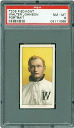 T206 Piedmont Walter Johnson (Portrait)