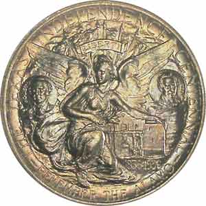 1937 Texas Centennial Half Dollar Reverse