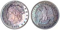 1879 Washlady Quarter J-1590 PCGS PR66 (Silver) featured in Bowers auction
