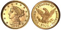 1895 Quarter Eagle PCGS MS66 offered in Bowers and Merena sale