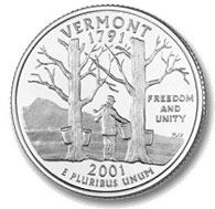 Vermont Statehood quarter