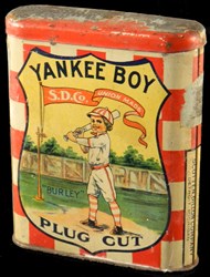 Early 20th Century 'Yankee Boy' Tobacco Tin