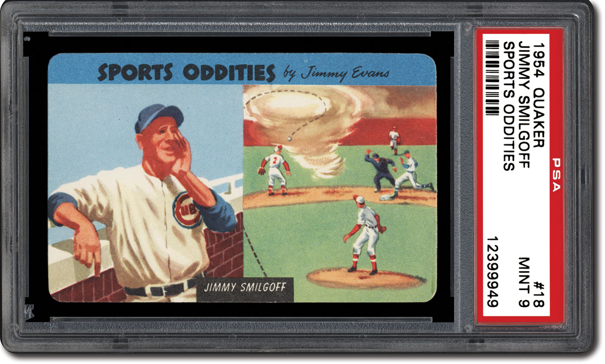 PSA Set Registry Collecting the 1954 Quaker Oats Sports Oddities Card Set