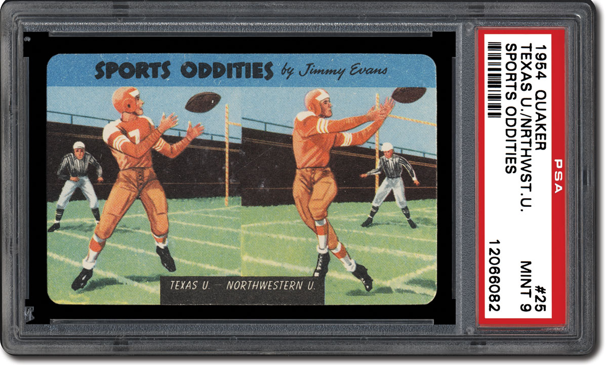 PSA Set Registry Collecting the 1954 Quaker Oats Sports Oddities Card Set
