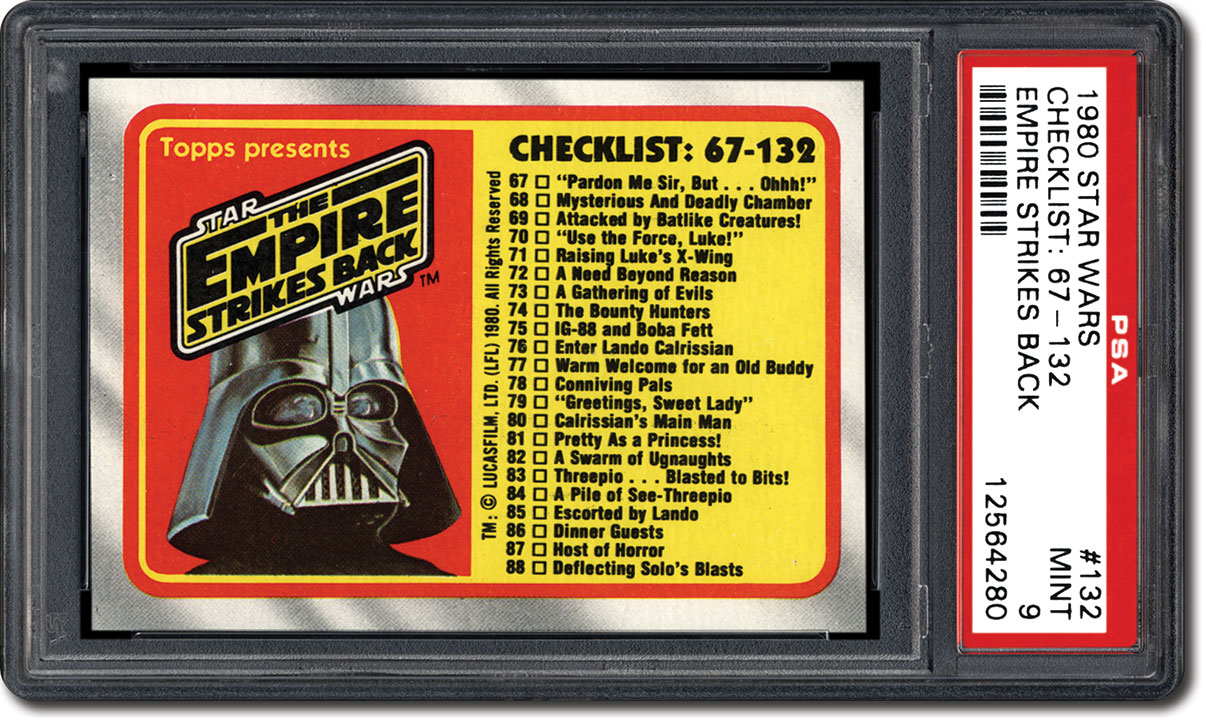 PSA Set Registry: Collecting the 1980 Topps Star Wars Empire 