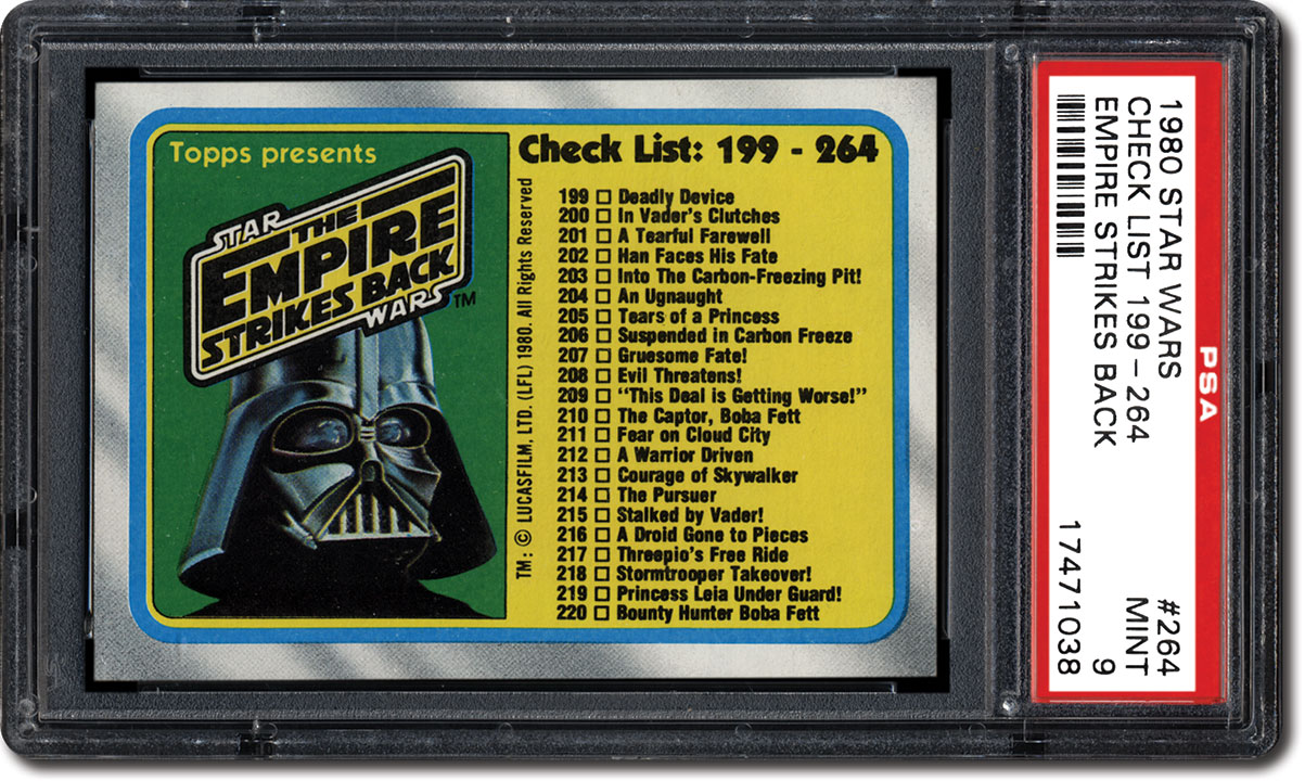 Star Wars ESB Black & White Green Base Card #67 Darth Vader's Instructions 99