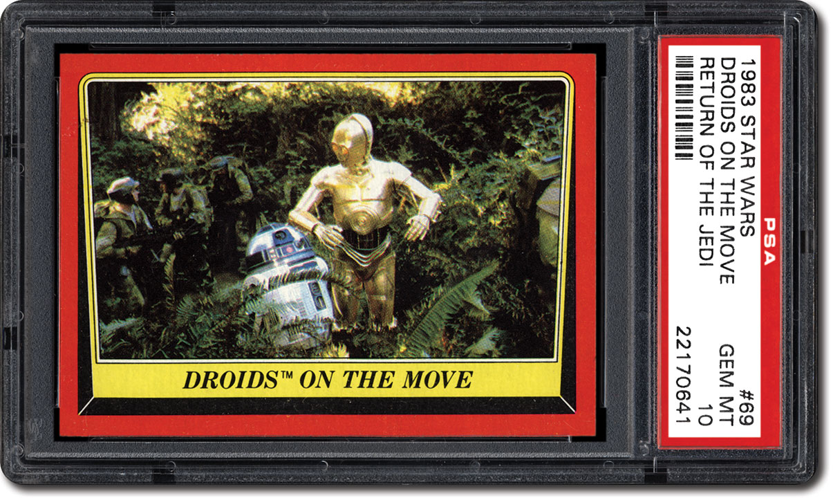 topps return of the jedi trading cards