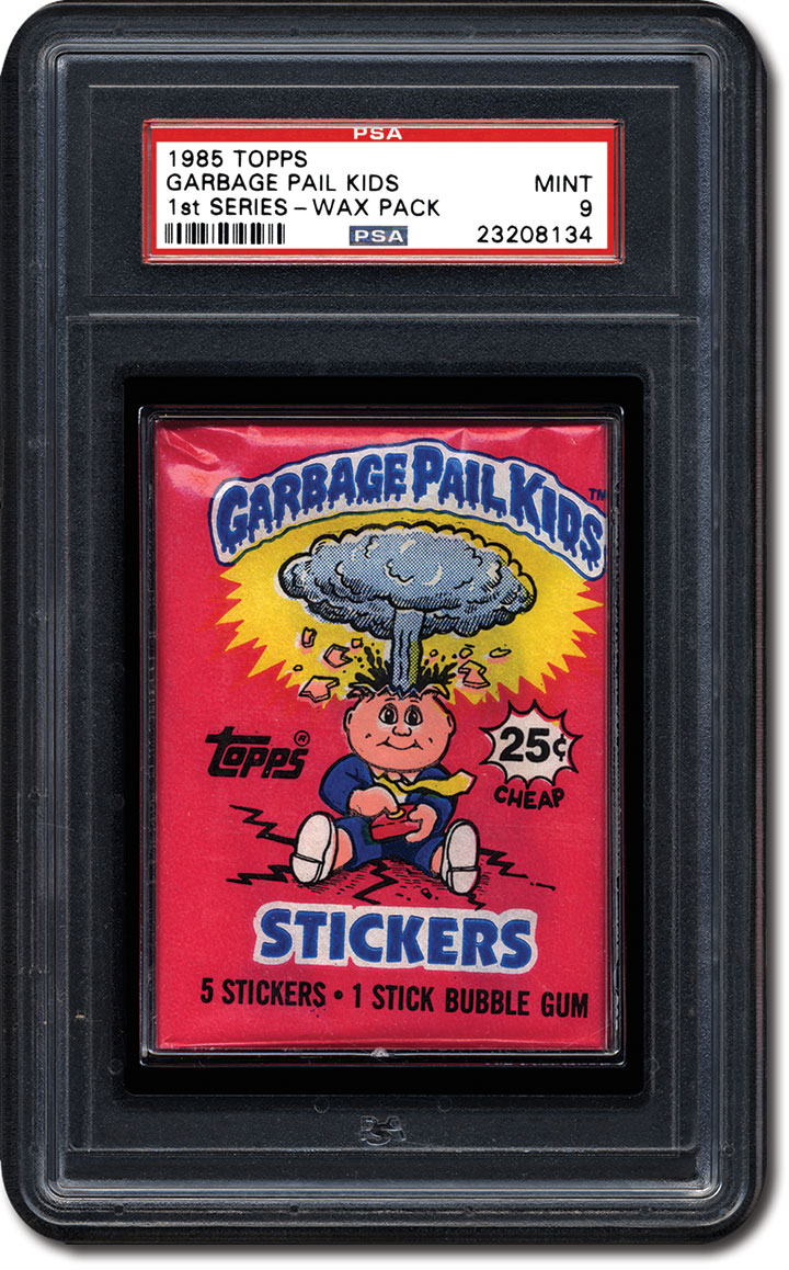 w/original wrapper no creases or gum marks mint condition 1986 Garbage Pail Kids Series 5 cards 10