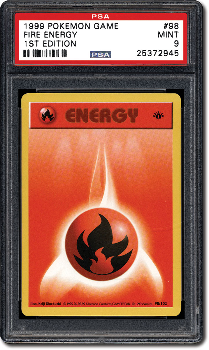 Card 1999 Energy Card Set Pokemon Card Base Set Lot 1999 97-102 EX-NM 6 