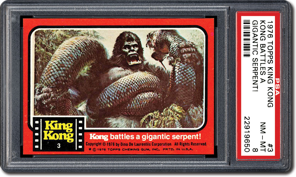 Psa Set Registry Collecting The 1976 Topps King Kong Trading Card Set