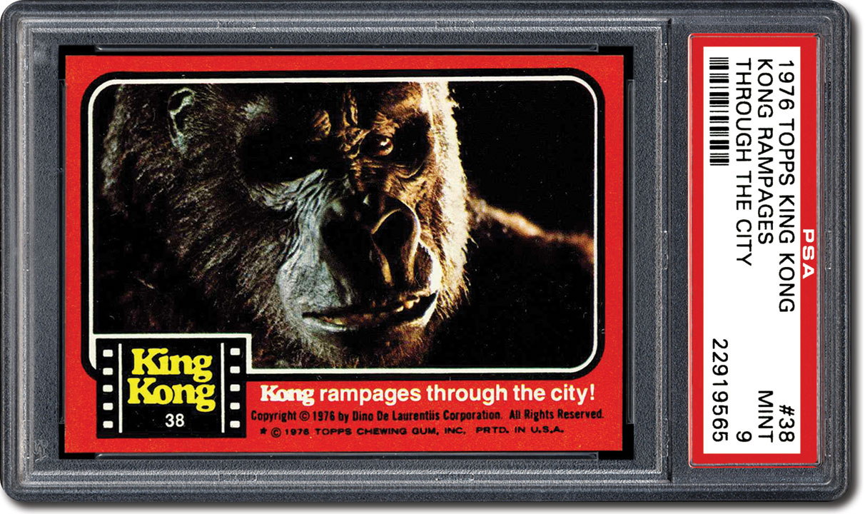 PSA Set Registry: Collecting the 1976 Topps King Kong Trading Card Set
