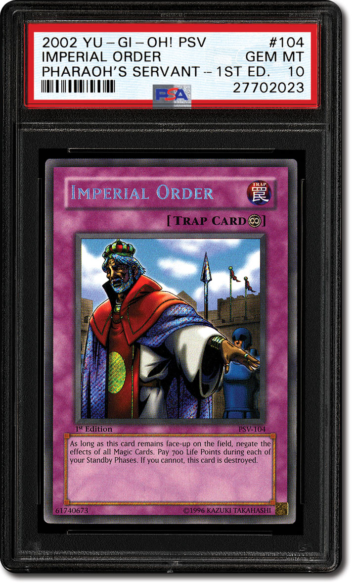 Psa Set Registry Collecting The Classic 2002 Yu Gi Oh Pharaoh S Servant Psv Set