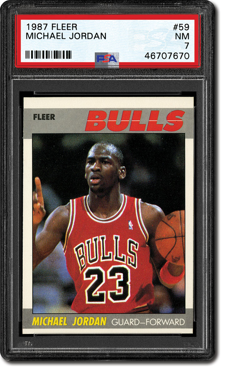 1986 fleer michael jordan rookie card psa 10