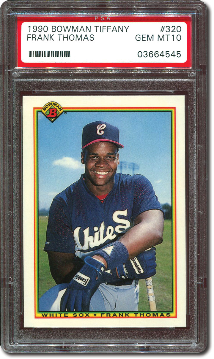 Frank thomas bowman rookie card