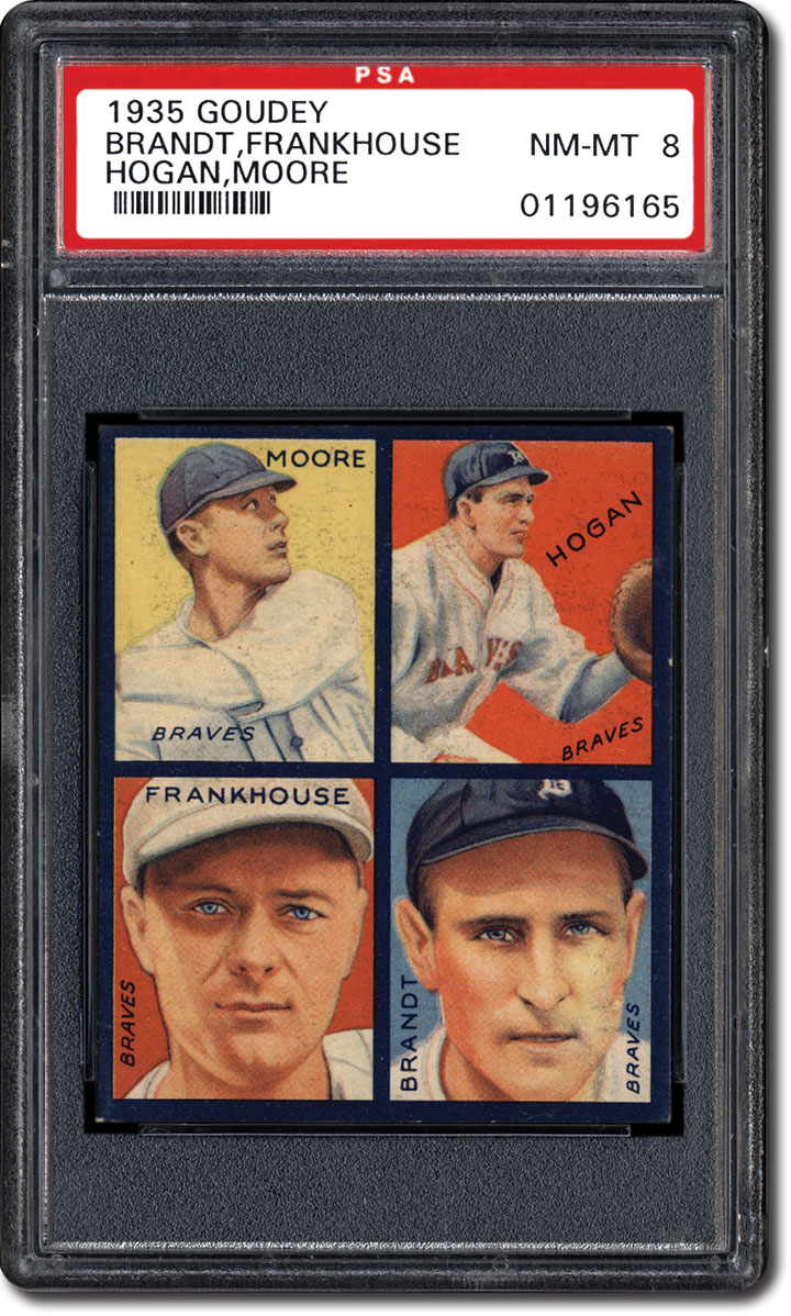 PSA Set Registry: Collecting The Tough But Colorful 1935 Goudey 4-in-1 ...