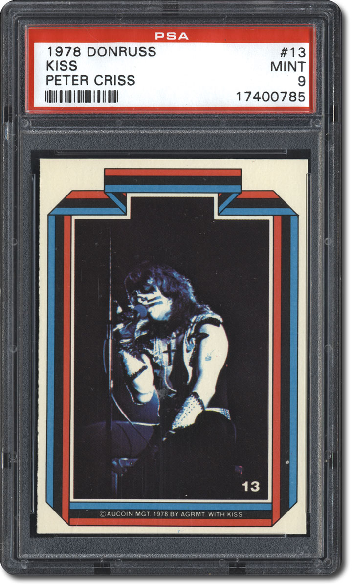 Donruss 1978/80KISS Series3 Eric Carr Set Trading Card#9 NM 