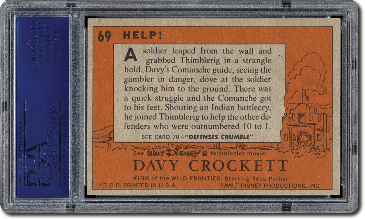 SET BREAK 1956 DAVY CROCKETT~PICK ONE CARD/MULTIPLE CARDS GLOSS NICE 
