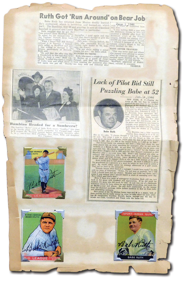 The Perfect Storm of Excitement: A New Collection of Babe Ruth ...